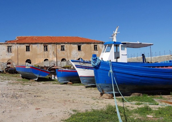 Isola di San Pietro - old tuna fishing boats.jpg