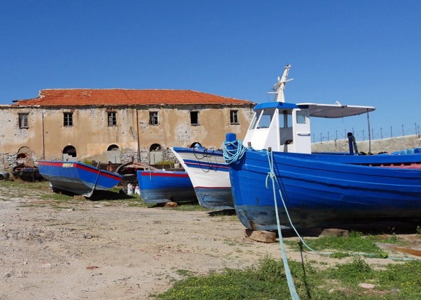 Isola di San Pietro - old tuna fishing boats.jpg